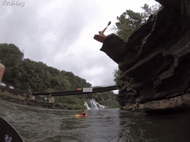 kayaking extreme sports GIF by ViralHog