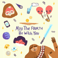 May The Fourth Be With You Star Wars GIF by Dots