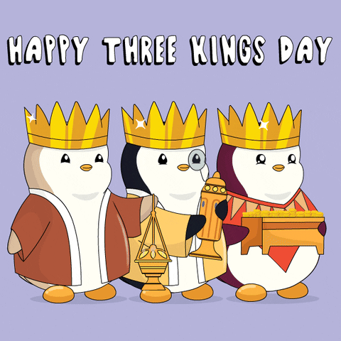 Three Kings Penguin GIF by Pudgy Penguins