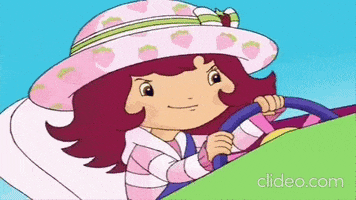 Strawberry Shortcake Car GIF