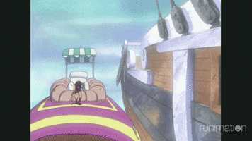 one piece turtle GIF by Funimation