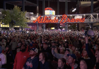 Atlanta Braves Celebration GIF by Jomboy Media - Find & Share on GIPHY