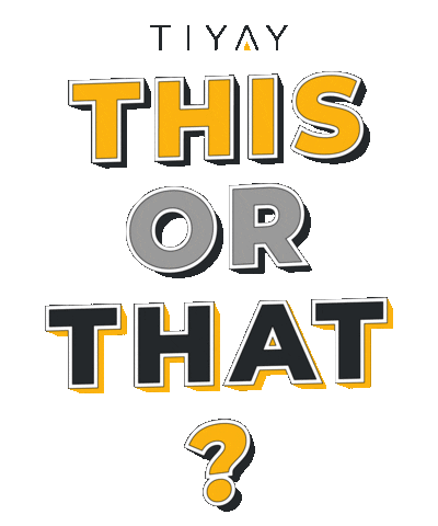 Thisorthat Tiyay Sticker by Tiyay Arquitectos