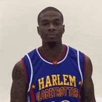 excited surprised GIF by Harlem Globetrotters