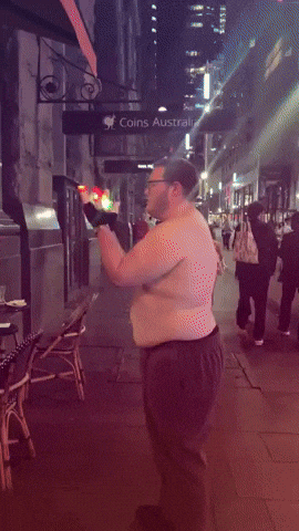 Gloving Town Hall GIF