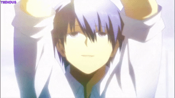 Sad Angel Beats! GIF