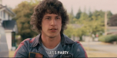 Image result for let's party gif