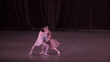 pas de deux hug GIF by New York City Ballet