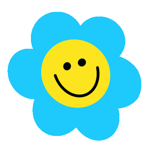Happy Flower Sticker for iOS & Android