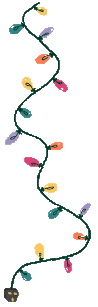 Transparent Christmas Lights Gif