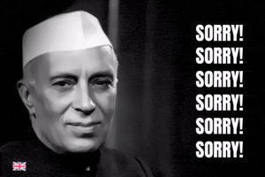 Sorry Jawaharlal Nehru GIF