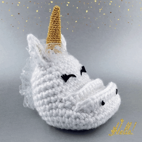 Unicorn Mobile Holder GIF