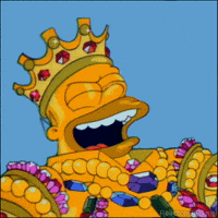 The Simpsons Laughing animated GIF