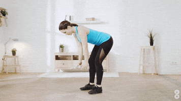 girl bend over GIF by 8fit