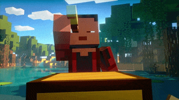 Looking Look Around GIF by Minecraft