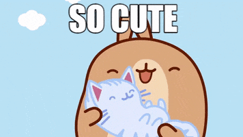 Cat Love GIF by Molang