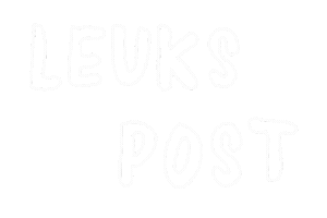 Leukspost Sticker by Studio Leuks