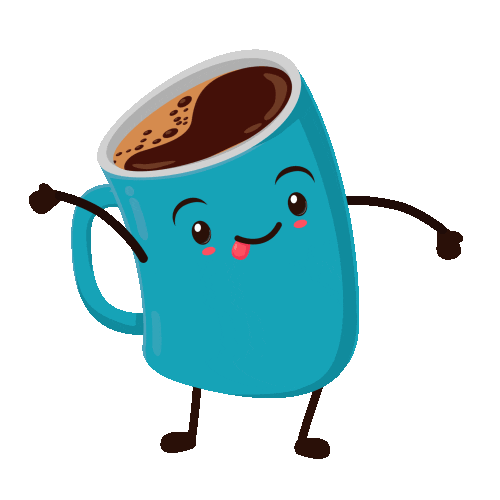 Coffee Happy Dance Sticker by 522 Productions for iOS & Android GIPHY
