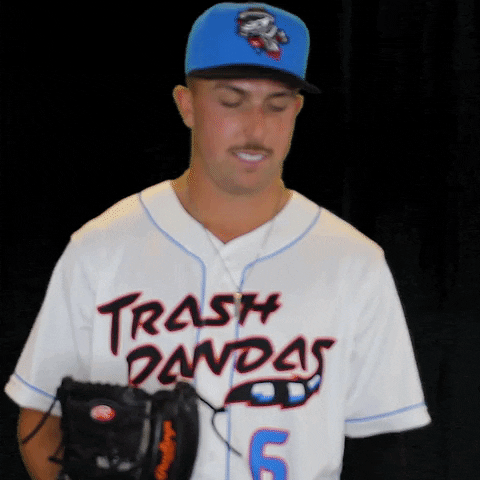 Southern League Baseball GIF by Rocket City Trash Pandas