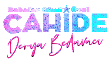Cahide Babalar Günü Sticker by Cahide Palazzo
