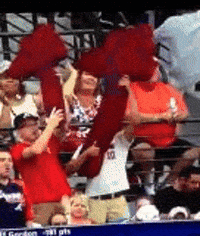 Let's watch Ludacris inspire the Braves offense by leading the Tomahawk  Chop