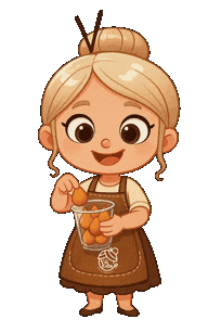 Eat Sticker by Vó Eda