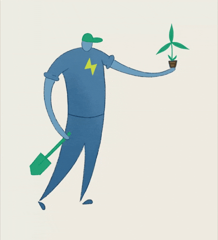 Blue Man Energy GIF by NOHO