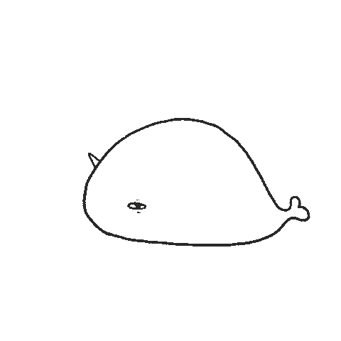Sleepy Fish Sticker