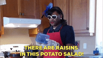 Raisins In This Potato Salad Gifs Get The Best Gif On Giphy