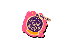 Girl Pink Sticker by D1Milano