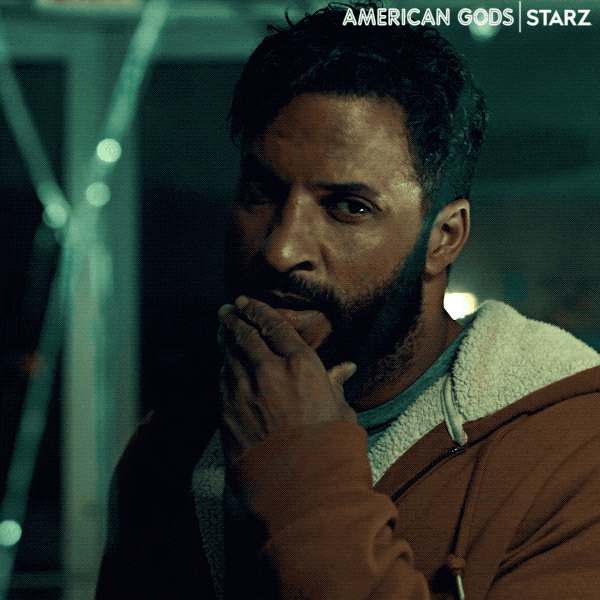 Ricky Whittle Seriously GIF by American Gods