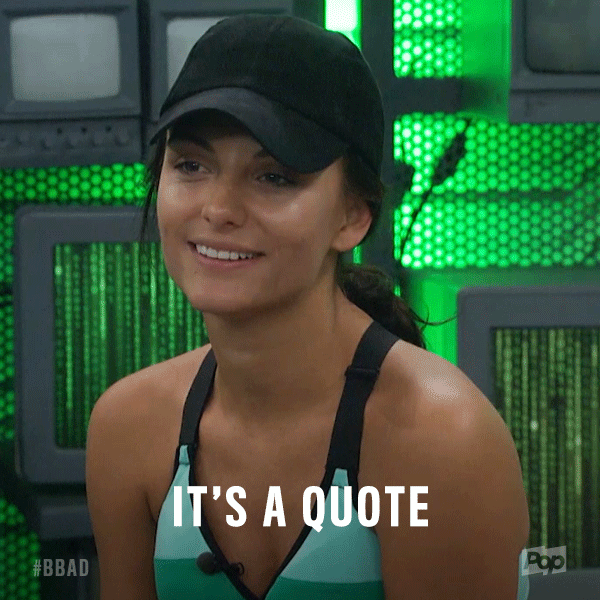 big brother quote GIF by Big Brother After Dark