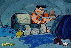 streaming the flintstones GIF by Boomerang Official