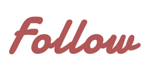 Follow Sticker by Svelte Scales
