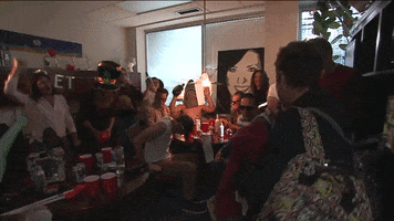 party flexing GIF by WGN Morning News