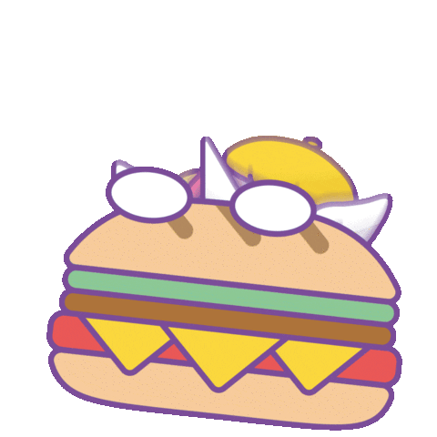 UnicornWonderland_NFT nft burger unicorn wonderland Sticker
