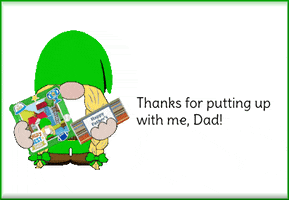 Fathers Day Gnome GIF