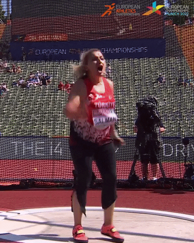 Celebrate Up And Down GIF by European Athletics
