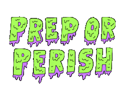 Prepper Sticker by Psychrome