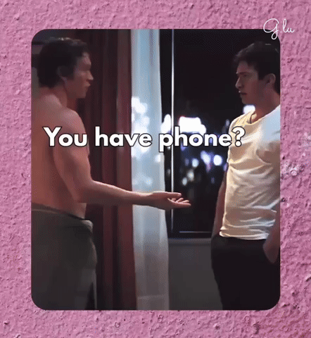Phone Give GIF