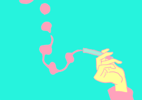 pink smoke GIF