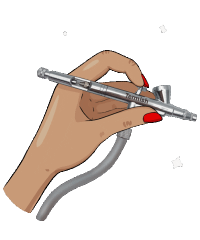 Nails Airbrush Sticker by Termish