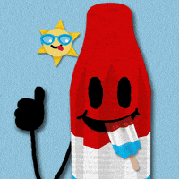 red white and blue smile GIF by Bomb Pop