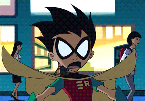 surprised teen titans GIF
