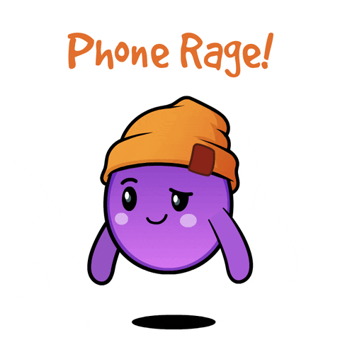 Angry Phone GIF by The Grapes