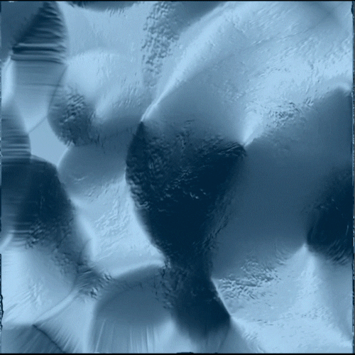 celacollectif blue ice cold generative GIF