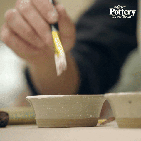 Painting Decorating GIF by The Great Pottery Throw Down
