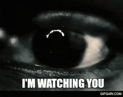 Eye Im Watching You GIF by GifGari