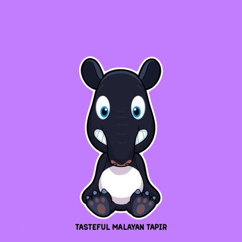 Tasteful Malayan Tapir Gif 2