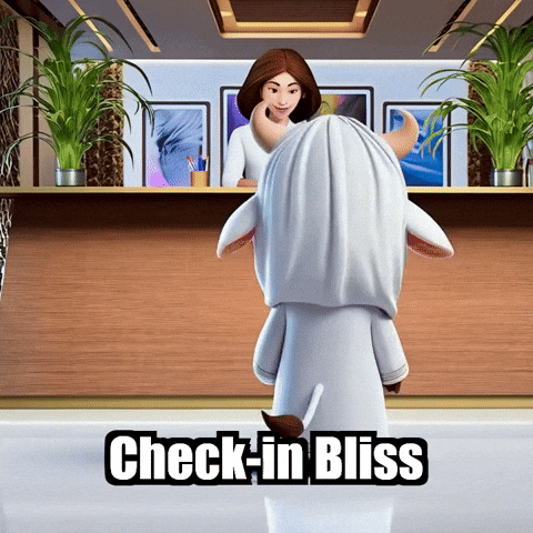 Vacation Hotel GIF by Sagemoohammad